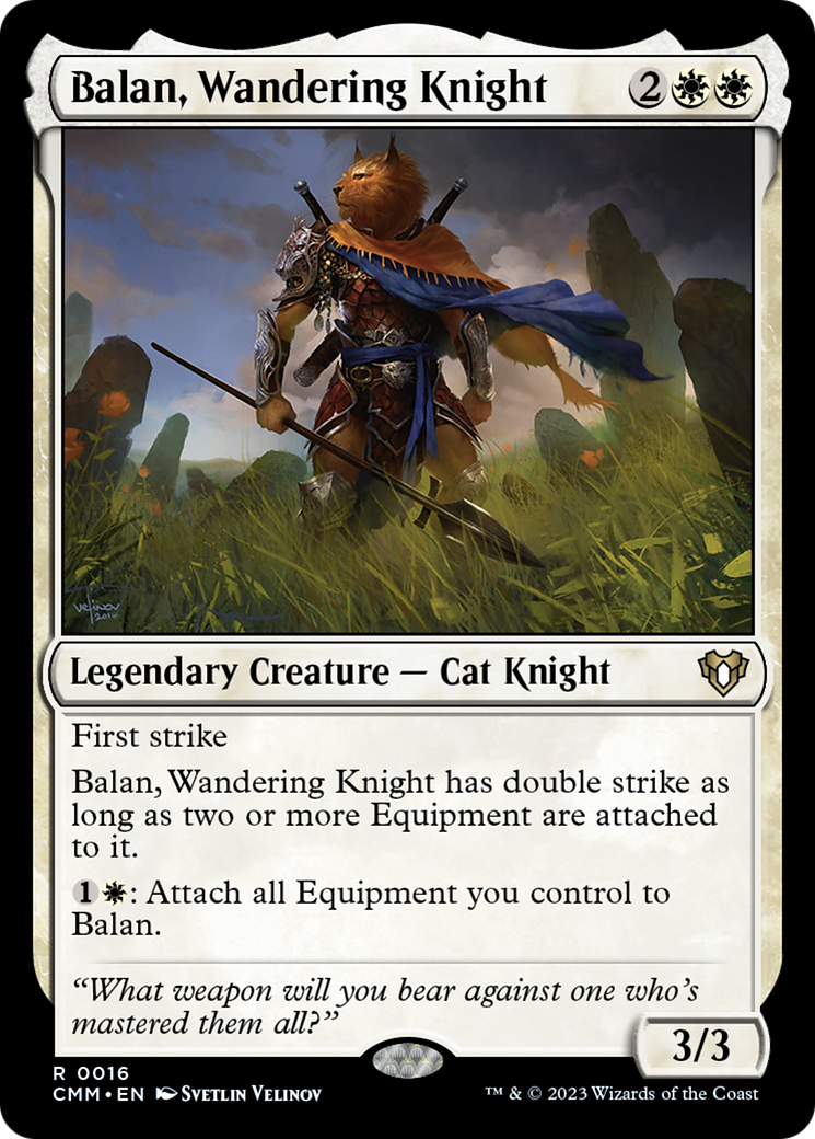 Balan, Wandering Knight [Commander Masters] | Yard's Games Ltd