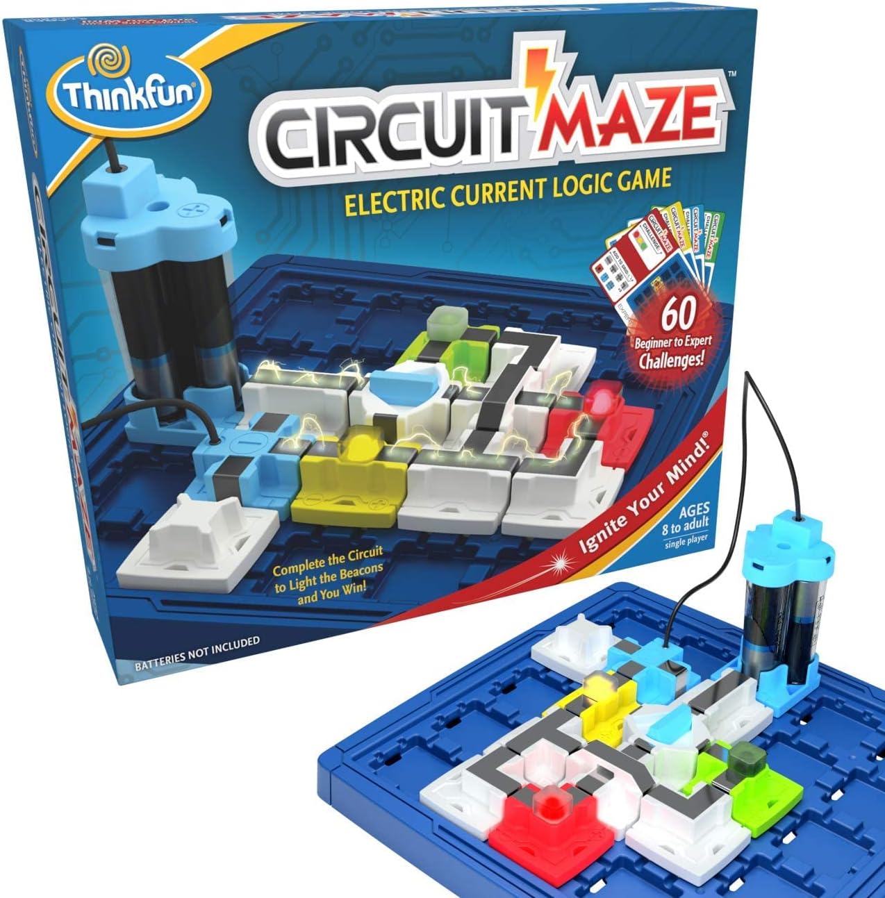 Circuit Maze - Electric Current Logic Game - ThinkFun [New] | Yard's Games Ltd