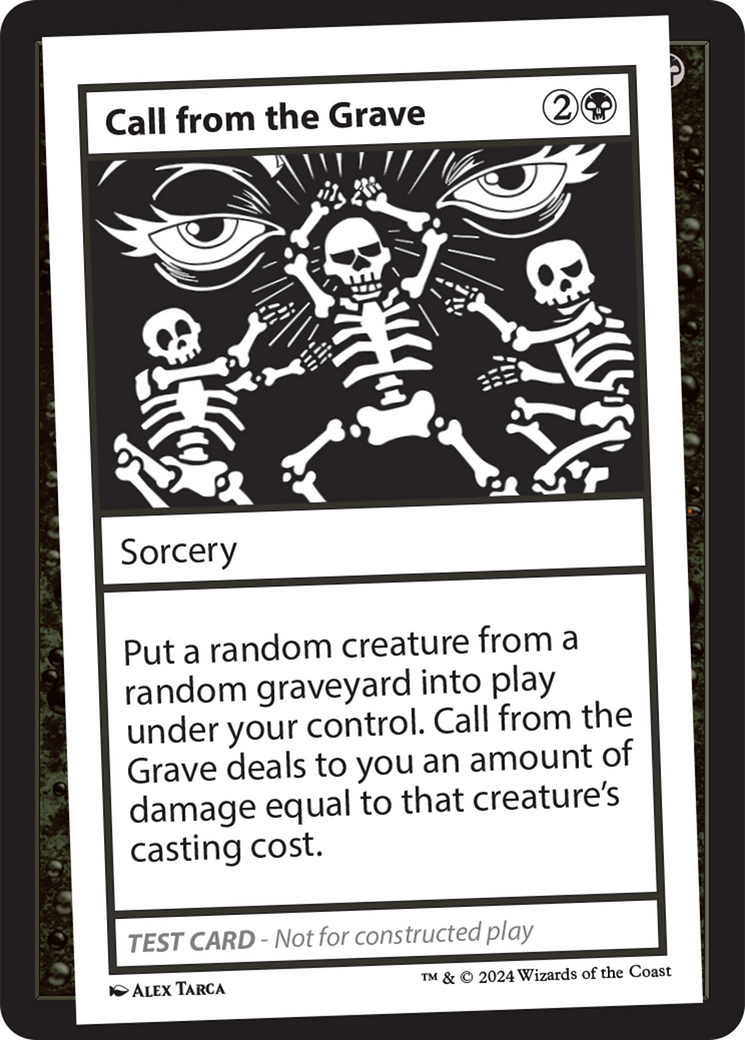 Call from the Grave [Mystery Booster 2 Playtest Cards] | Yard's Games Ltd