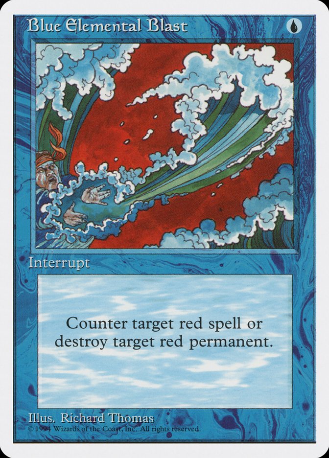 Blue Elemental Blast [Media Promos] | Yard's Games Ltd