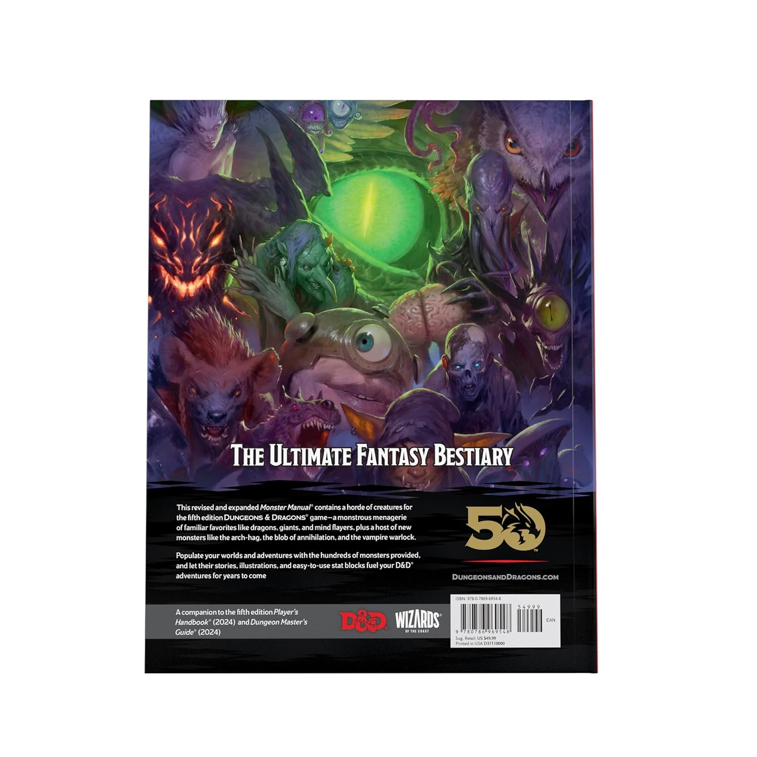 Dungeons & Dragons 2024 Monster Manual | Yard's Games Ltd