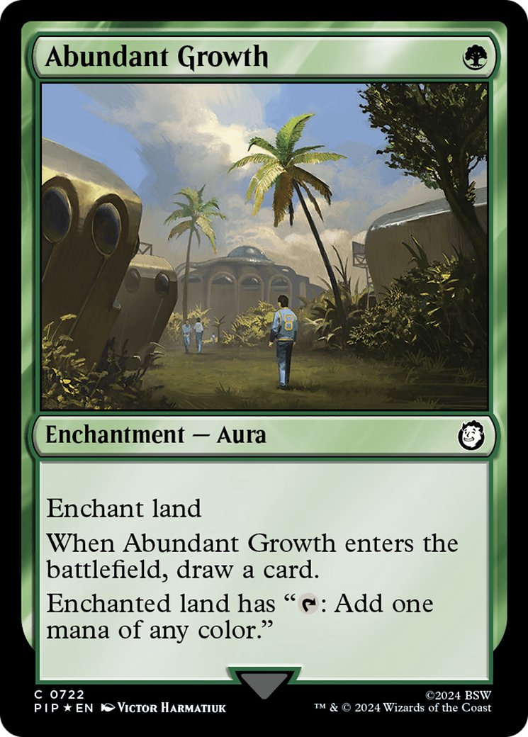 Abundant Growth (Surge Foil) [Fallout] | Yard's Games Ltd