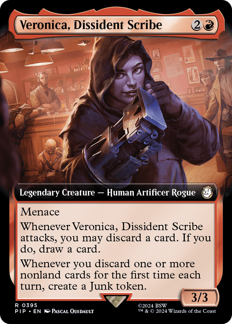 Veronica, Dissident Scribe (Extended Art) [Fallout] | Yard's Games Ltd