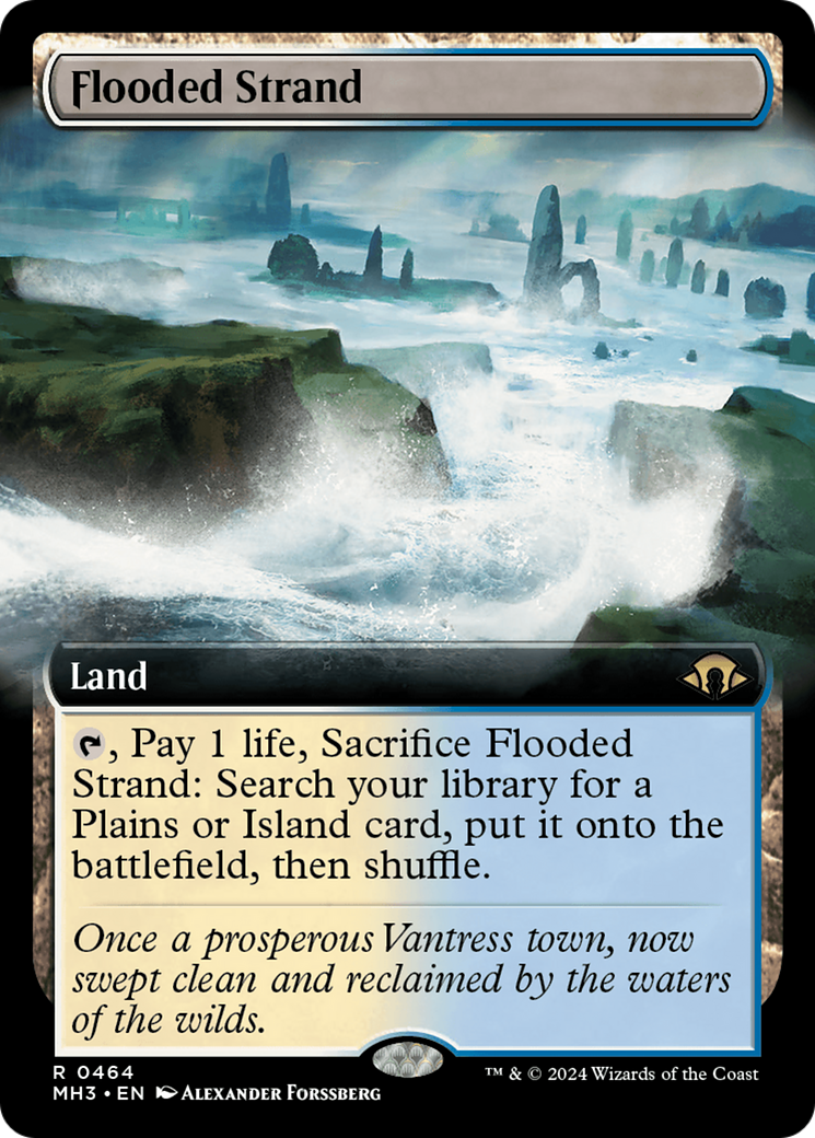 Flooded Strand (Extended Art) [Modern Horizons 3] | Yard's Games Ltd