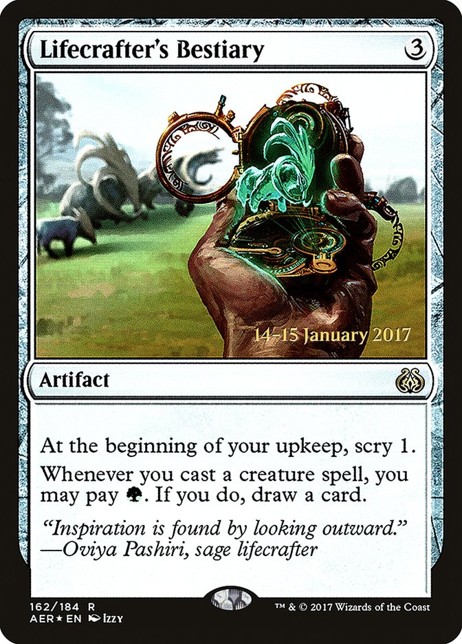 Lifecrafter's Bestiary [Aether Revolt Prerelease Promos] | Yard's Games Ltd