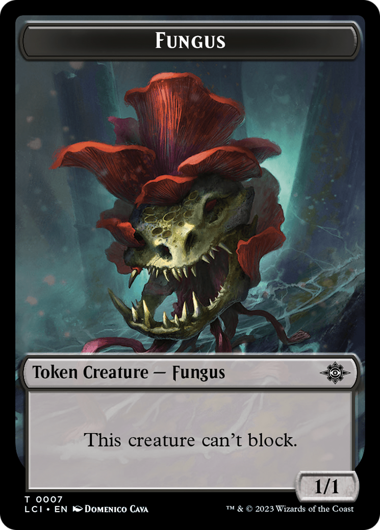 Copy // Fungus Double-Sided Token [The Lost Caverns of Ixalan Tokens] | Yard's Games Ltd