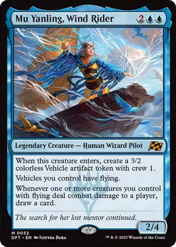 Mu Yanling, Wind Rider [Aetherdrift] | Yard's Games Ltd