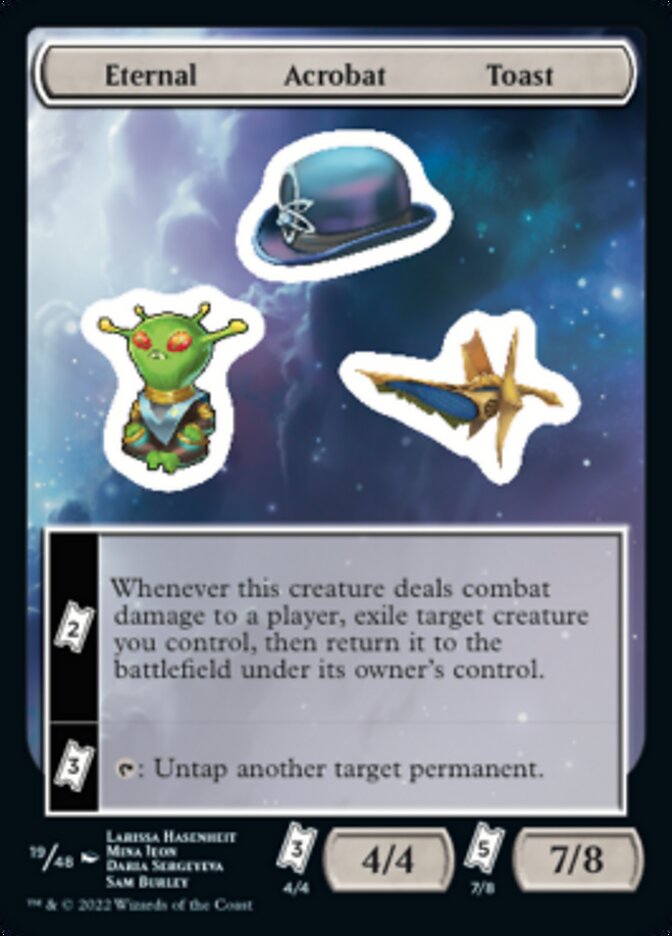 Eternal Acrobat Toast [Unfinity Stickers] | Yard's Games Ltd