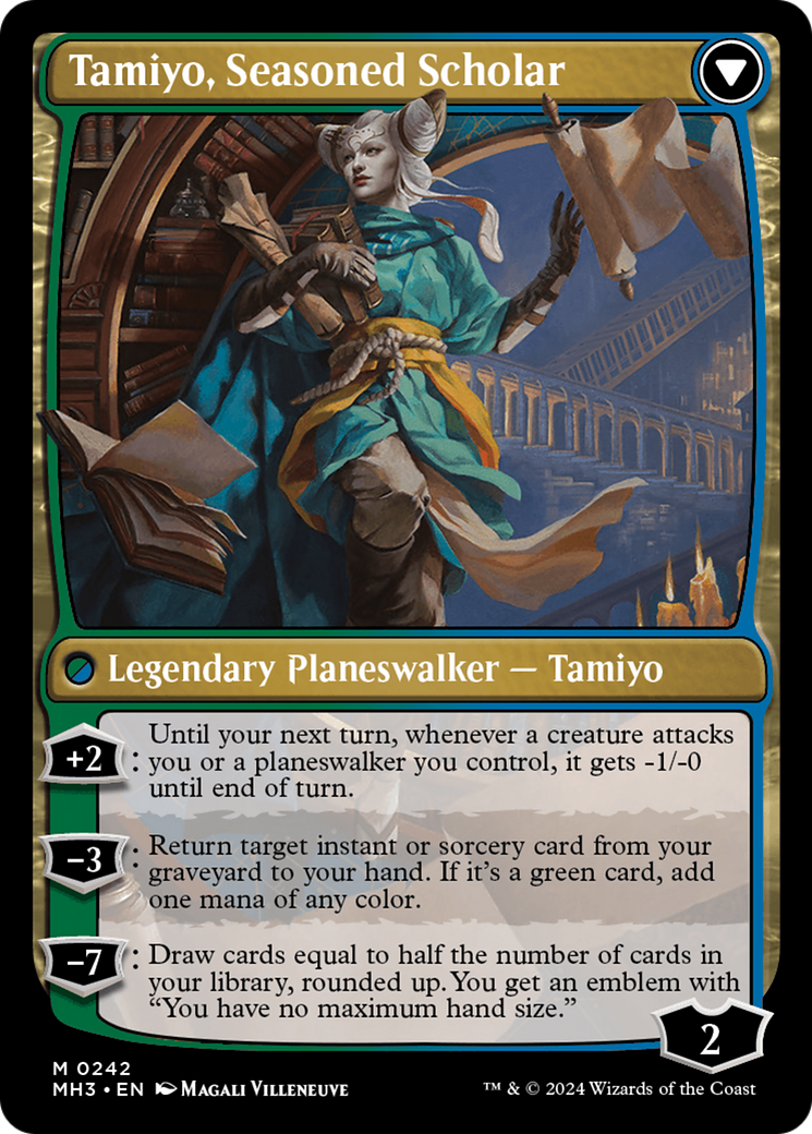 Tamiyo, Inquisitive Student // Tamiyo, Seasoned Scholar [Modern Horizons 3] | Yard's Games Ltd