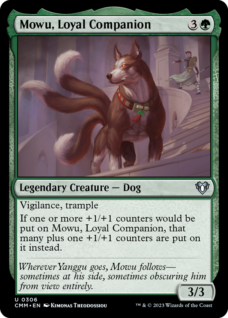 Mowu, Loyal Companion [Commander Masters] | Yard's Games Ltd