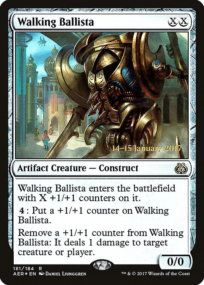 Walking Ballista [Aether Revolt Prerelease Promos] | Yard's Games Ltd