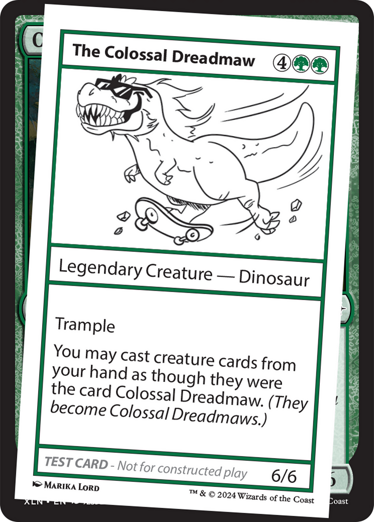 The Colossal Dreadmaw [Mystery Booster 2 Playtest Cards] | Yard's Games Ltd