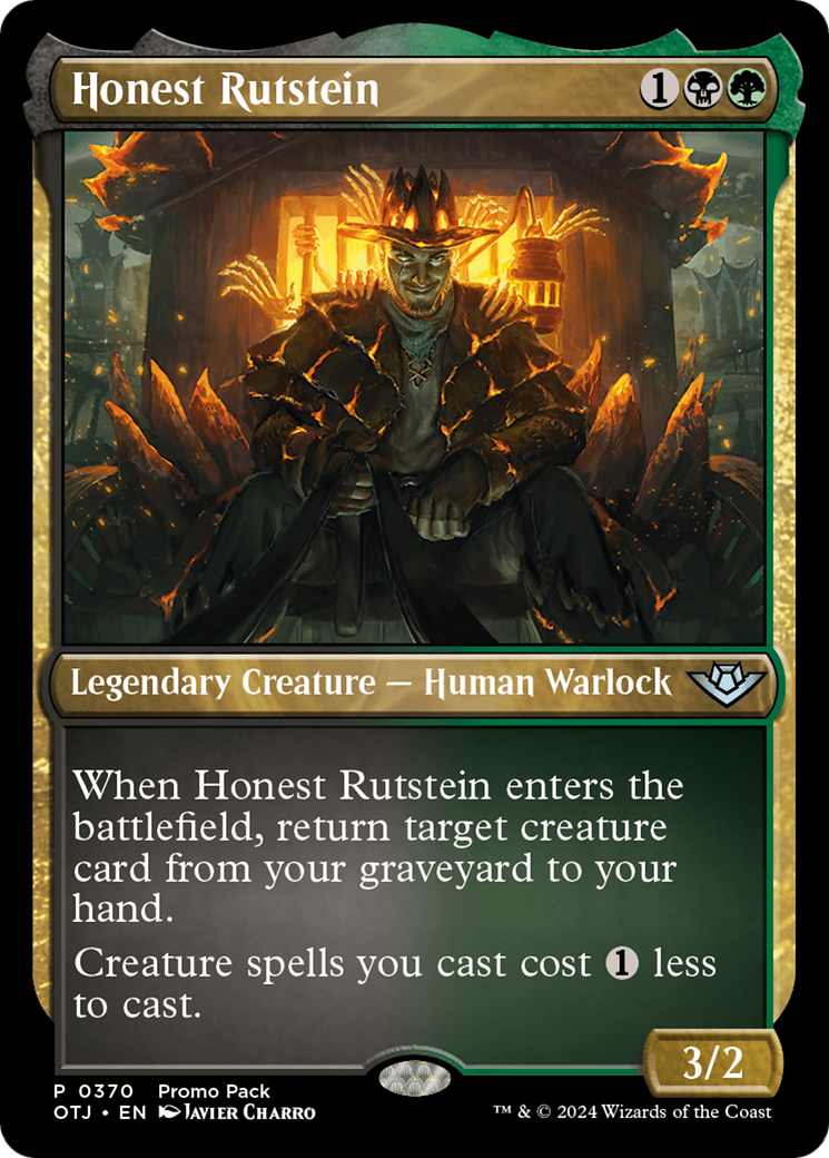 Honest Rutstein (Promo Pack) [Outlaws of Thunder Junction Promos] | Yard's Games Ltd