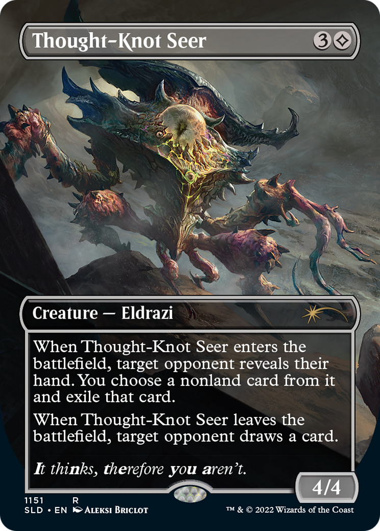 Thought-Knot Seer (1151) (Borderless) [Secret Lair Drop Series] | Yard's Games Ltd