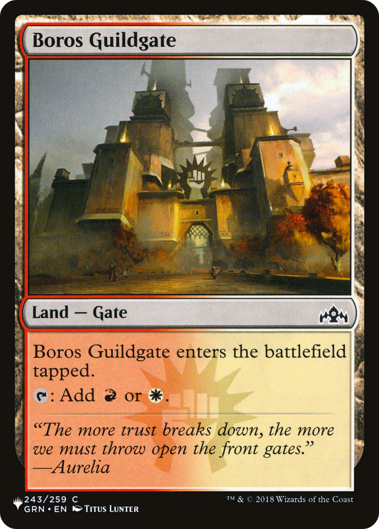 Boros Guildgate [The List] | Yard's Games Ltd