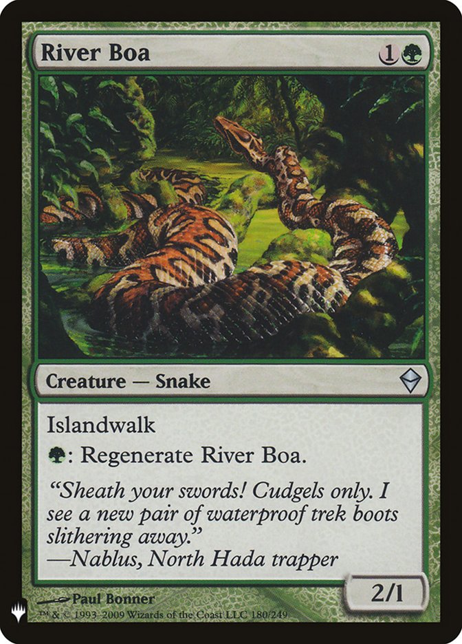 River Boa [Mystery Booster] | Yard's Games Ltd