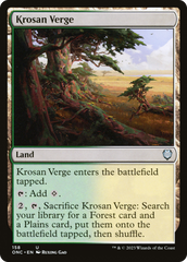 Krosan Verge [Phyrexia: All Will Be One Commander] | Yard's Games Ltd