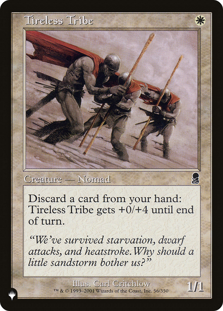 Tireless Tribe [The List Reprints] | Yard's Games Ltd