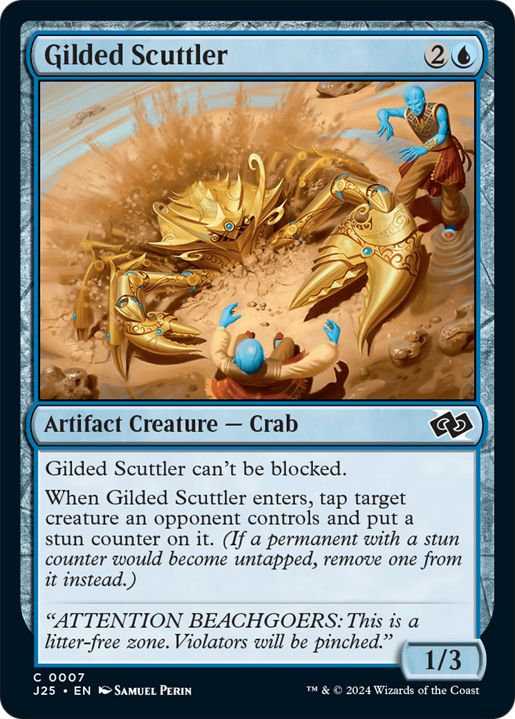 Gilded Scuttler [Foundations Jumpstart] | Yard's Games Ltd