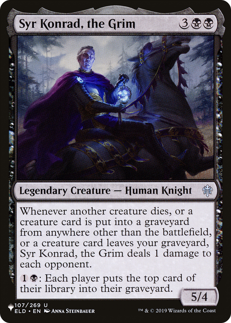 Syr Konrad, the Grim [The List] | Yard's Games Ltd