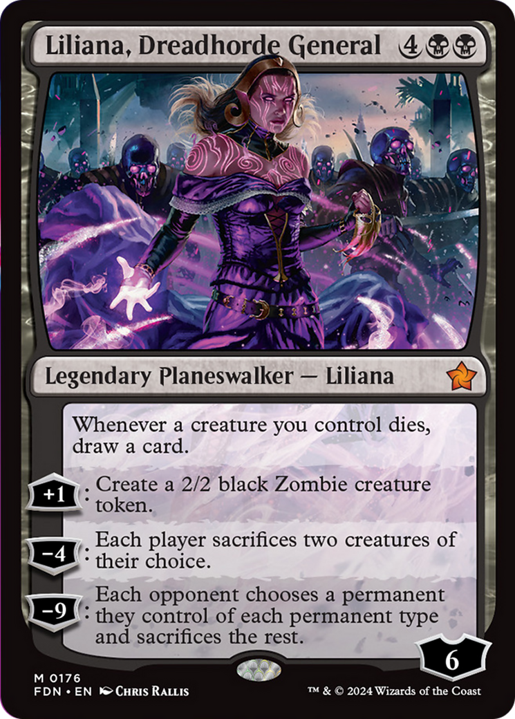 Liliana, Dreadhorde General [Foundations] | Yard's Games Ltd