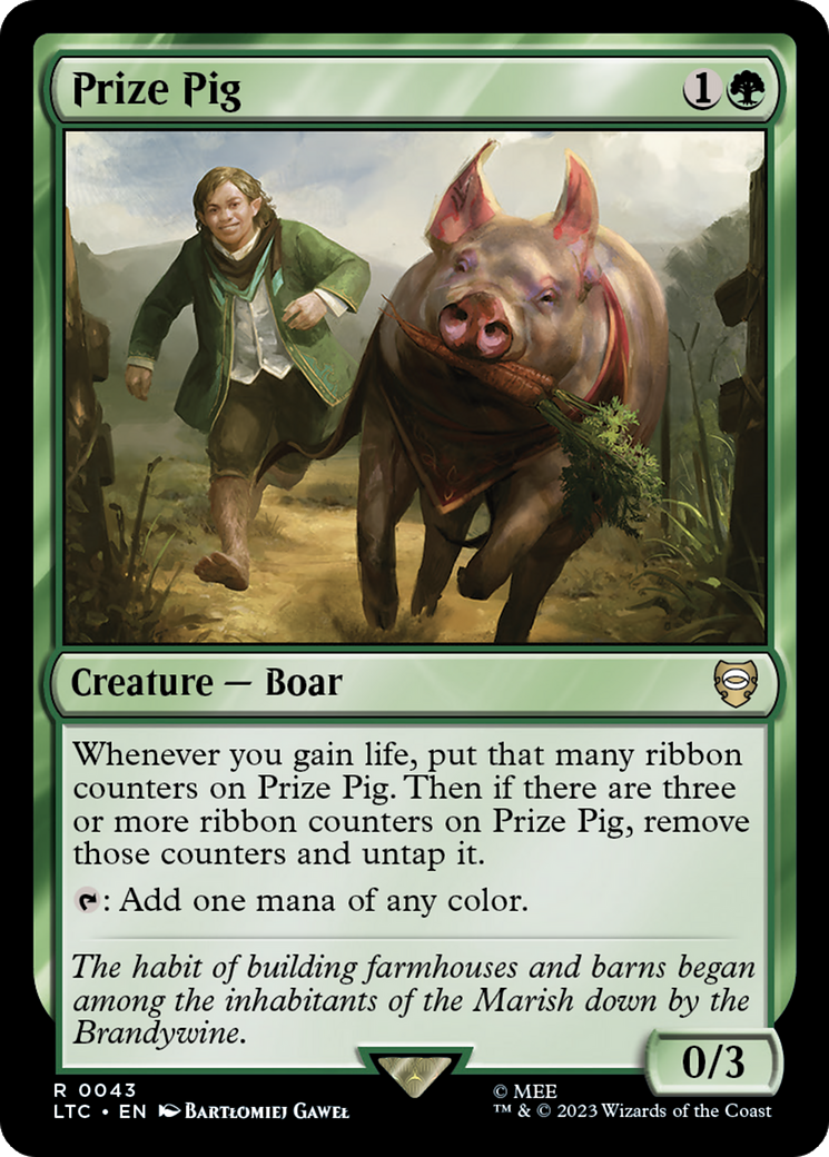 Prize Pig [The Lord of the Rings: Tales of Middle-Earth Commander] | Yard's Games Ltd