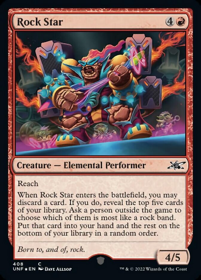 Rock Star (Galaxy Foil) [Unfinity] | Yard's Games Ltd