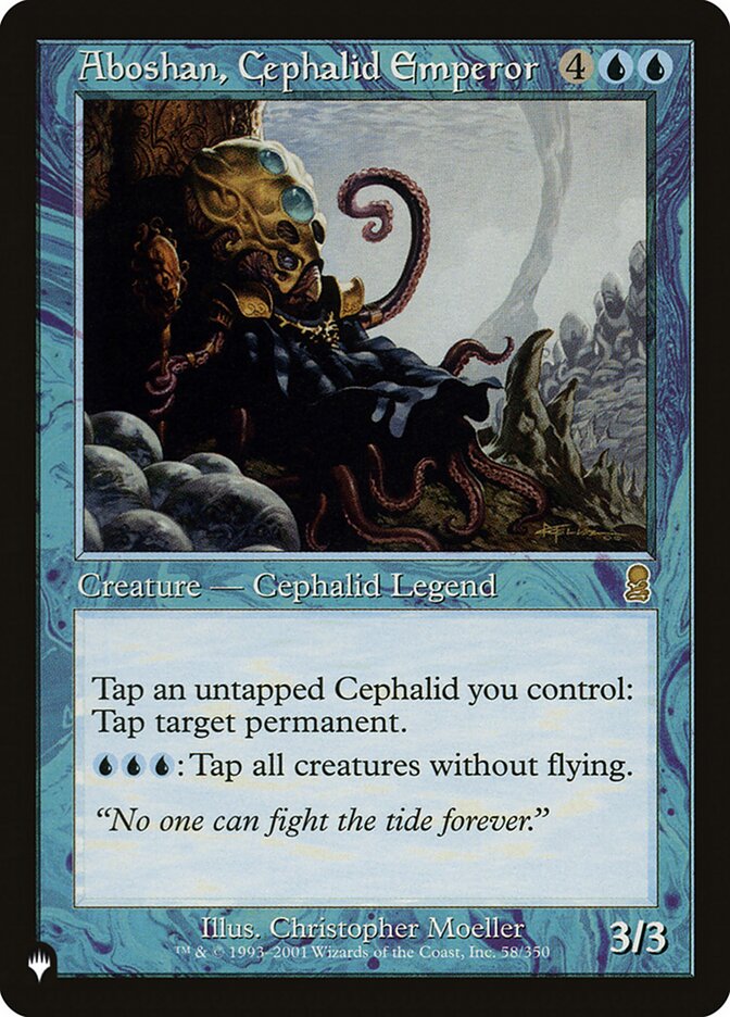 Aboshan, Cephalid Emperor [The List] | Yard's Games Ltd