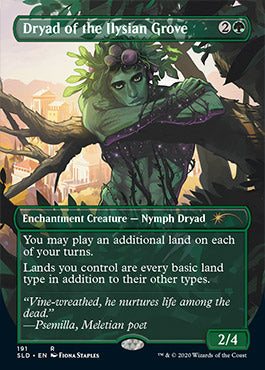 Dryad of the Ilysian Grove (Borderless) [Secret Lair Drop Series] | Yard's Games Ltd