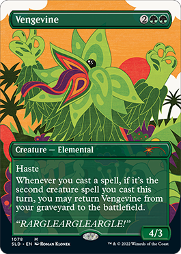 Vengevine (Borderless) [Secret Lair Drop Series] | Yard's Games Ltd