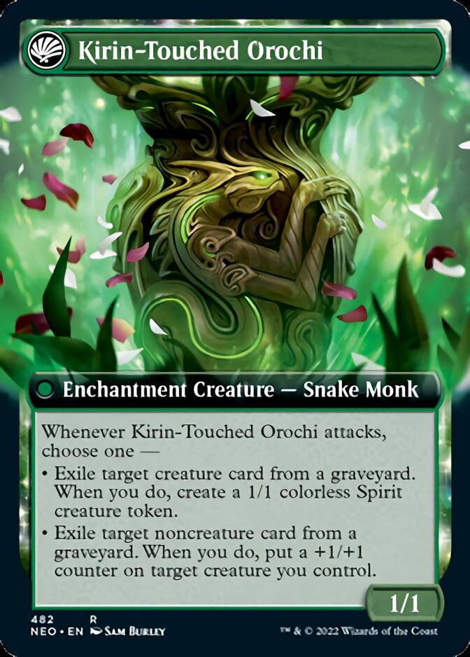 Teachings of the Kirin // Kirin-Touched Orochi (Extended Art) [Kamigawa: Neon Dynasty] | Yard's Games Ltd