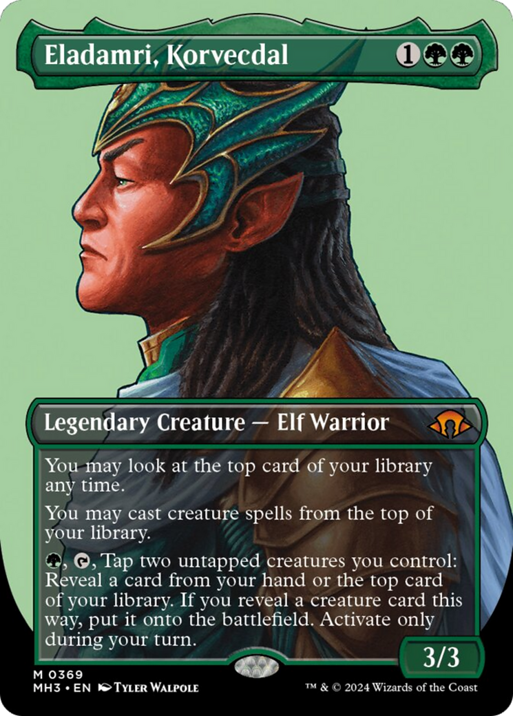 Eladamri, Korvecdal (Borderless) [Modern Horizons 3] | Yard's Games Ltd