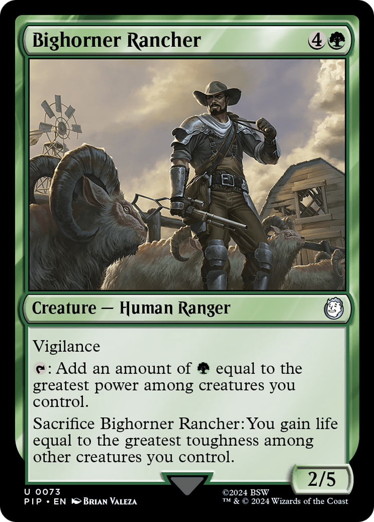 Bighorner Rancher [Fallout] | Yard's Games Ltd