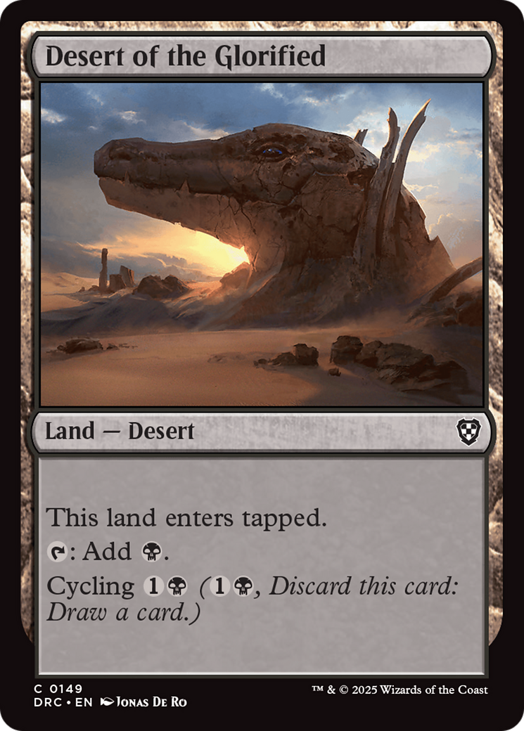 Desert of the Glorified [Aetherdrift Commander] | Yard's Games Ltd