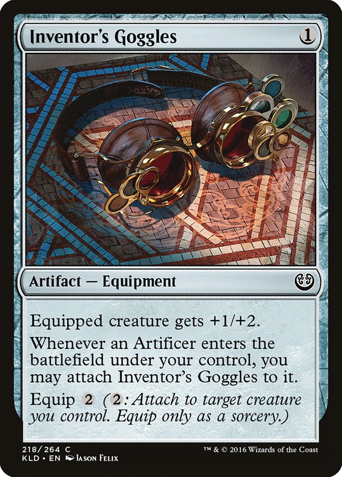 Inventor's Goggles [Kaladesh] | Yard's Games Ltd