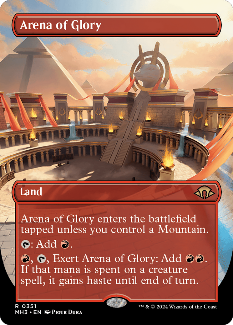 Arena of Glory (Borderless) [Modern Horizons 3] | Yard's Games Ltd