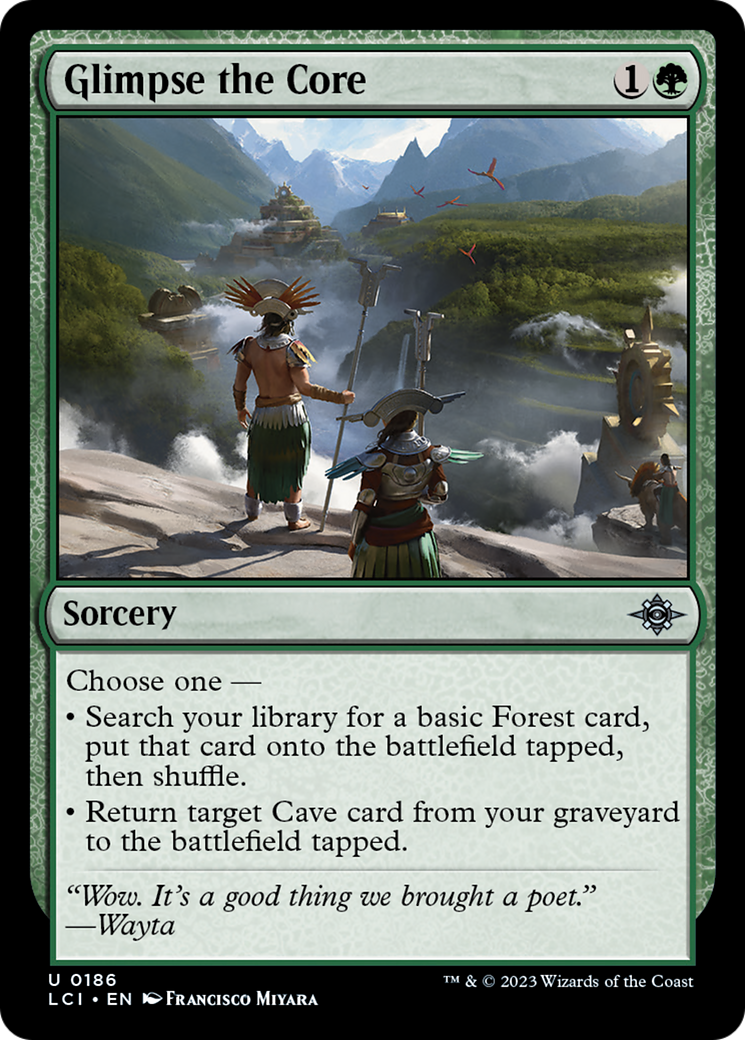 Glimpse the Core [The Lost Caverns of Ixalan] | Yard's Games Ltd