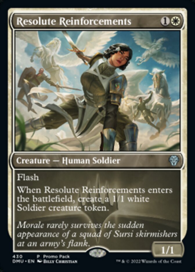 Resolute Reinforcements (Promo Pack) [Dominaria United Promos] | Yard's Games Ltd