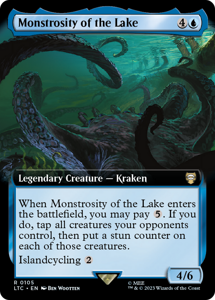 Monstrosity of the Lake (Extended Art) [The Lord of the Rings: Tales of Middle-Earth Commander] | Yard's Games Ltd