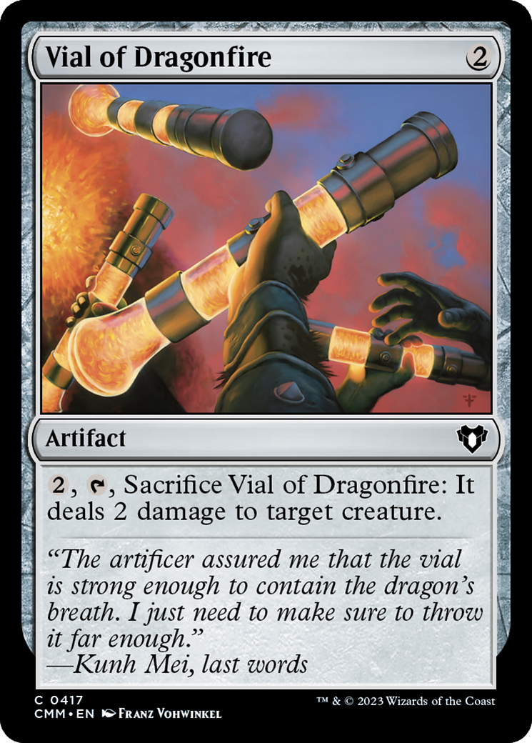 Vial of Dragonfire [Commander Masters] | Yard's Games Ltd