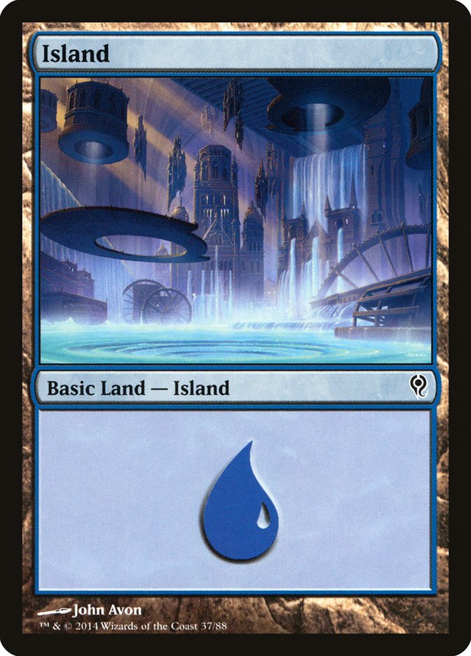 Island (37) [Duel Decks: Jace vs. Vraska] | Yard's Games Ltd