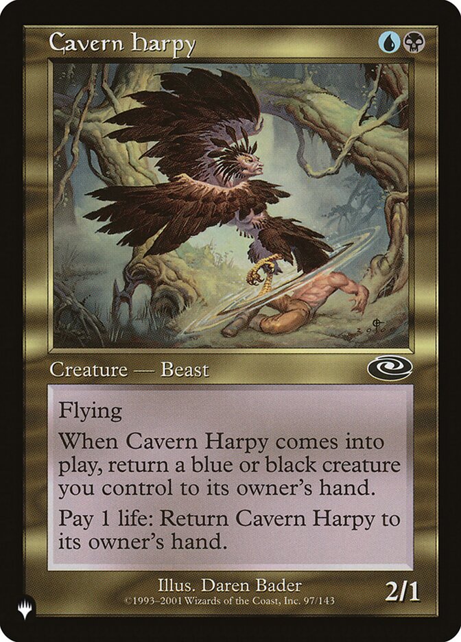 Cavern Harpy [The List] | Yard's Games Ltd