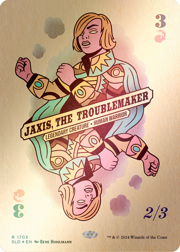 Jaxis, the Troublemaker (Rainbow Foil) [Secret Lair Drop Series] | Yard's Games Ltd