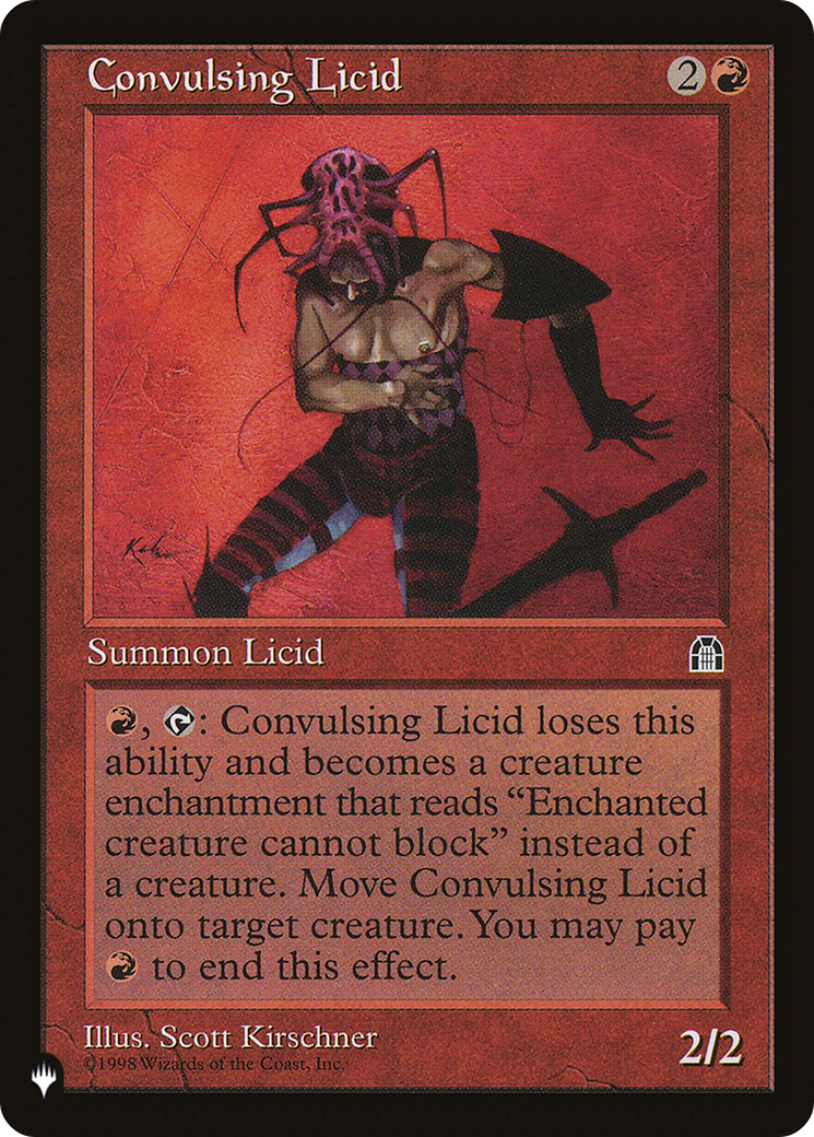 Convulsing Licid [The List Reprints] | Yard's Games Ltd