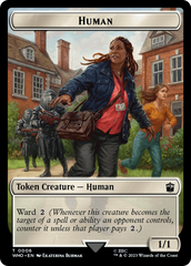 Human (0006) // Beast Double-Sided Token [Doctor Who Tokens] | Yard's Games Ltd