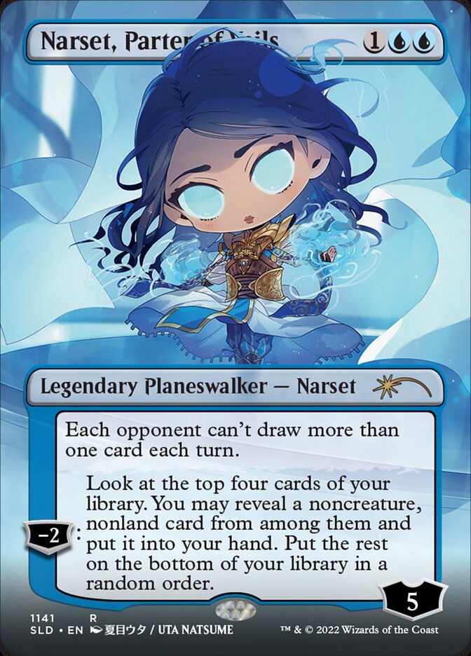 Narset, Parter of Veils (Borderless) [Secret Lair Drop Series] | Yard's Games Ltd