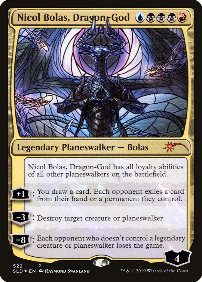 Nicol Bolas, Dragon-God (Stained Glass) [Secret Lair Drop Promos] | Yard's Games Ltd