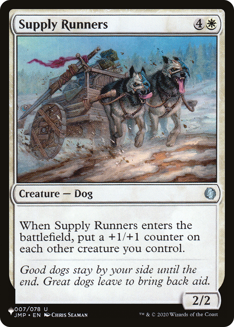 Supply Runners [The List Reprints] | Yard's Games Ltd