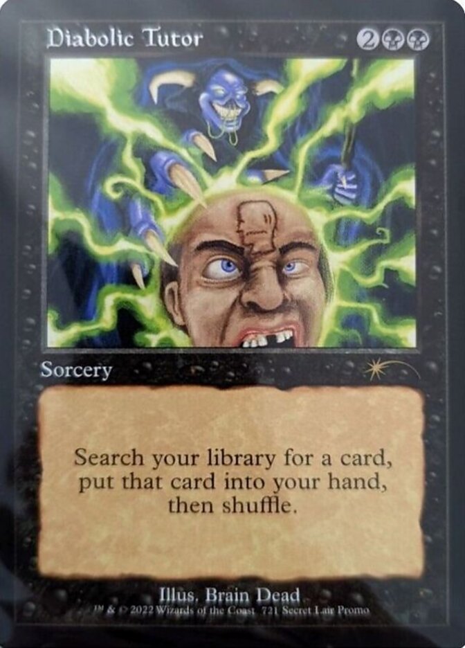 Diabolic Tutor (Retro) [Secret Lair Drop Promos] | Yard's Games Ltd