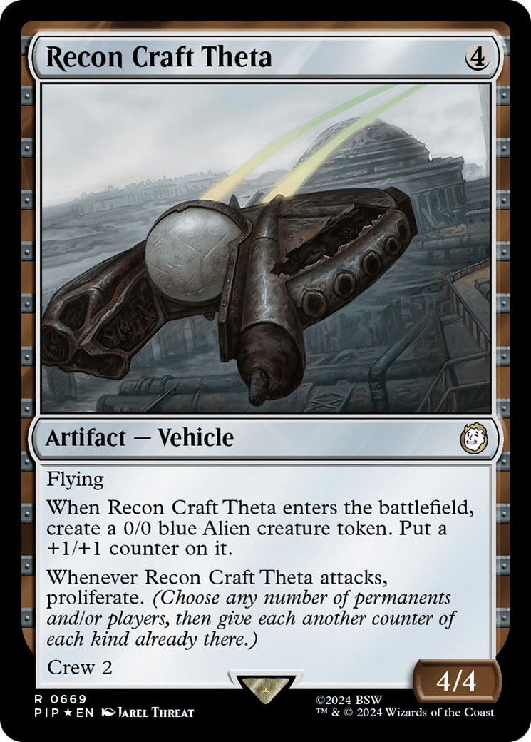 Recon Craft Theta (Surge Foil) [Fallout] | Yard's Games Ltd